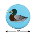 thumbnail image 3 of Duck Swimming in Water Kitchen Refrigerator Locker Button Magnet, 3 of 5