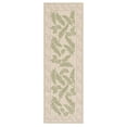 thumbnail image 2 of Safavieh Courtyard Euler Floral Indoor/Outdoor Runner Rug, Natural/Olive, 2'3" x 6'7", 2 of 9