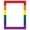 Rainbow, variant on Current Rainbow Letter Paper - Set of 25 Pride Stationery Papers, 8.5" x 11", Computer Printer Paper