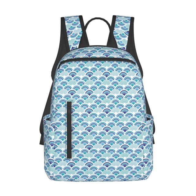 Easygdp Blue Fish Scale Texture para Easygdp Yak - Mochila Casual Ligera y Resistente para Viaje y Senderismo para Hombres y Mujeres