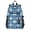 Snowflakes on Checkerboard, variant on JIALIOU 14" Laptop Backpack Waterproof Airline Approved Stylish Casual Daypack for Travel Business College Work, Cute Ghost Pumpkin Star