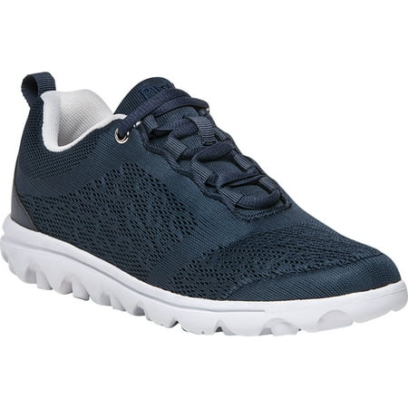 

Women s Propet TravelActiv Sneaker Navy Nylon Mesh/Polyurethane 11 2A