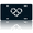 Infinity Heart, variant on 1 Pcs 2D Flat License Plate Covers & Frames, Blue Lightning For Decorative Front, Waterproof For Decoration Aluminum License Plate Covers & Frames Cover For Men Women, 12" X 6"