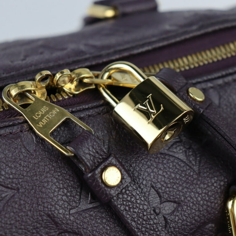 Pre-Owned LOUIS VUITTON Louis Vuitton Speedy Bandouliere 25 Handbag M40765  Monogram Implant Orb Purple Series Gold Hardware 2WAY Shoulder Bag (Good)