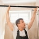 thumbnail image 4 of SWETRACE Sturdy Black Tension Curtain Rod for Home Use Easy to Install No Drilling Needed, 4 of 8