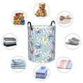 thumbnail image 6 of Kll Colorful Butterfly Waterproof Foldable Laundry Hamper Bucket With Handles For Storage Bin,Kids Room,Home Organizer (Medium), 6 of 8