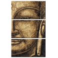 thumbnail image 2 of 3 Piezas de de Pared al , Pintura de Serie para Decoración , oficinas, Galería, Bar 5 Buda (juego de 3 piezas) Soledad Pintura de pared, 2 of 6