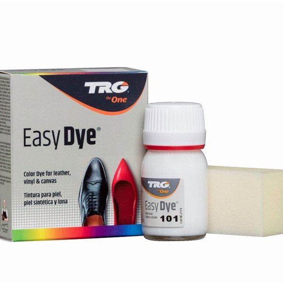 TRG White 101 Color Dye - best leather dye, makes it easy to either restore the color of your shoes, handbags or other leather goods or to change the color