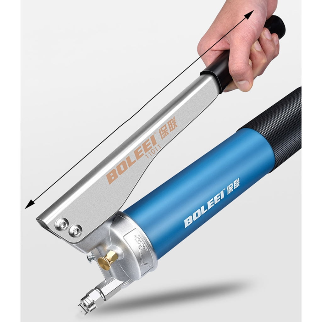 Versatile Manual Grease Gun with Dual Pressure Rods - Must-Have Equipment for Greasing Tasks in Automotive, Construction, and Agriculture