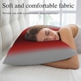 thumbnail image 5 of Dark Red Grey Black Ombre Throw Pillow Covers, Farmhouse Gradient Minimalist Soft Breathable Pillow Cases with Invisible Zipper for Sleeping, Toddler Pillowcases for Couch Bed Sofa Chair 12x20 Inches, 5 of 9