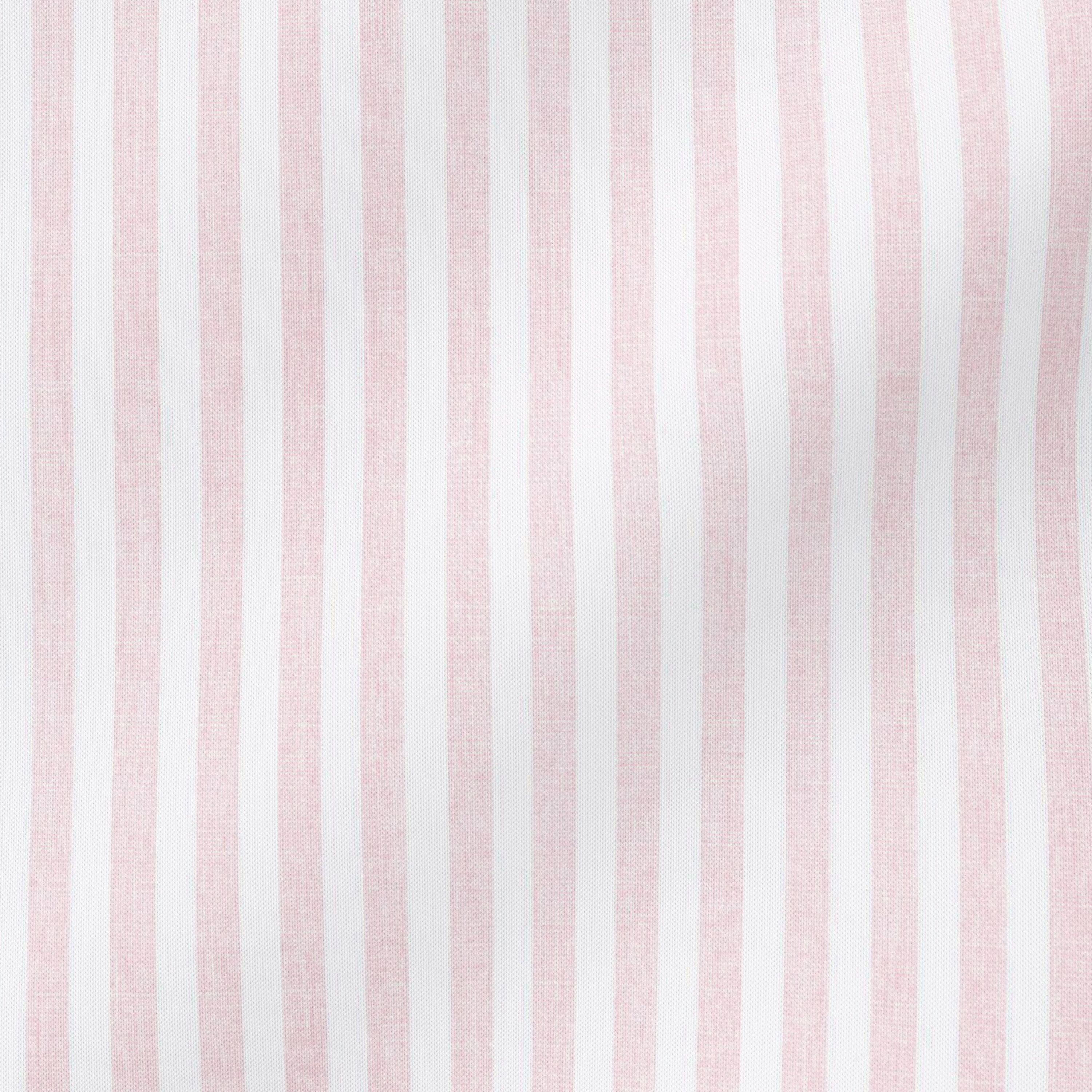 Mainstays Kids Microfiber Bed Sheet Set, Full, Pink and White Stripe, 4 Pieces