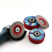 Z-LION 5 Inch 1pc 120 Grit Grinding Wheels Flap Sanding Abrasive Disc For Angle Grinder Diamond Sanding Pad