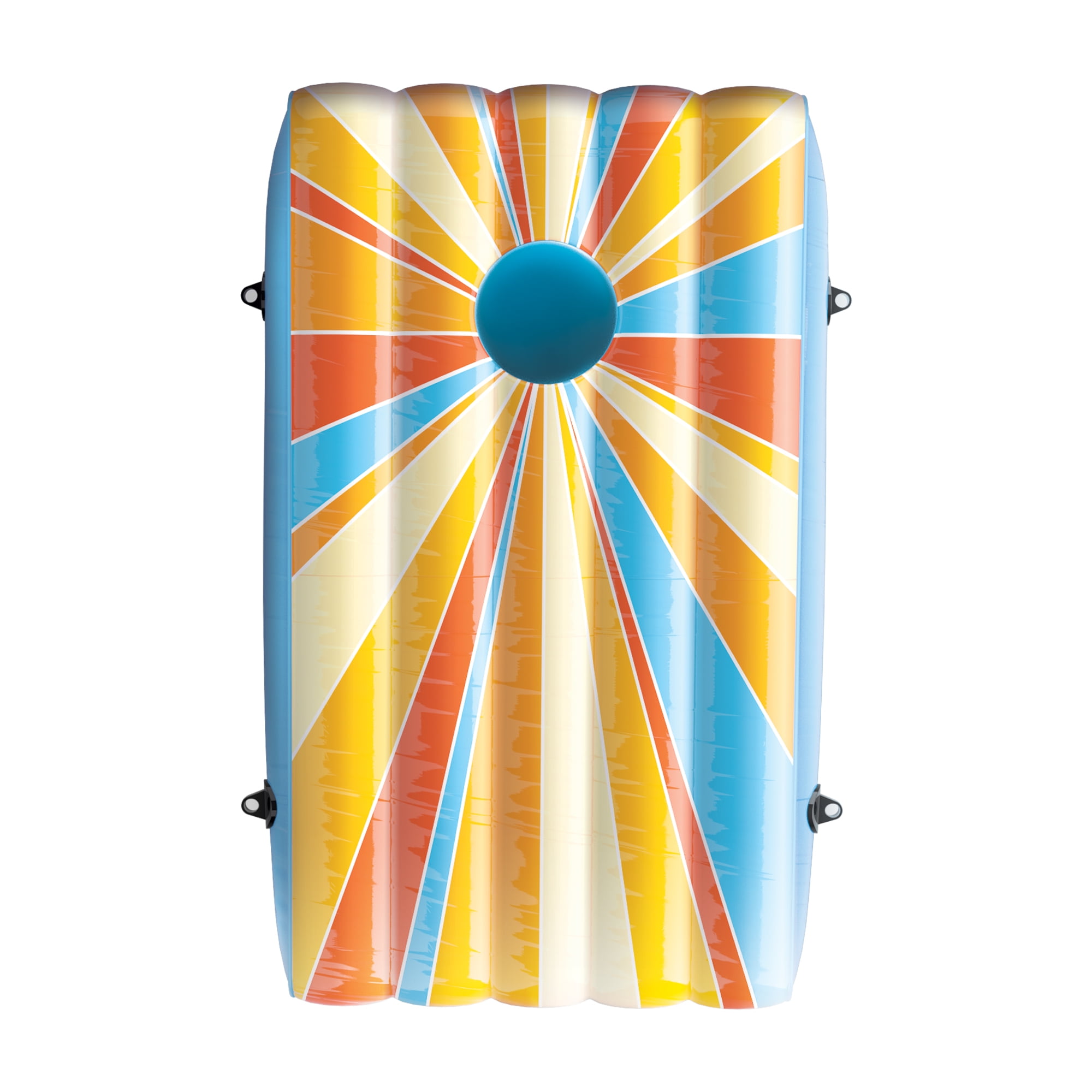 Cipton 35-inch Inflatable Pool Cornhole Set Toss Games for Kids and Adults
