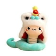 thumbnail image 2 of Peluche de serpiente de peluche para niños, juguete de peluche para el festival de primavera, el chino 30cm verde, 2 of 9