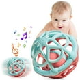 thumbnail image 1 of Amzcrzy Toys, Education, Musical Toy Jingle Easy Grasp Child Rattle Toy Children's Puzzle Ball Soothing Toy, Soft rubber bell, 1 of 6