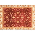thumbnail image 1 of Ahgly Company Indoor Rectangle Oriental Orange Traditional Area Rugs, 8' x 10', 1 of 4