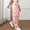 Pink plus size cargo pants a1, variant on Cagogo Women's Plus Size Cargo Pants High Waisted Casual Loose Long Trousers with Pockets Drawstring Elastic Waist Baggy Streetwear Summer Travel Work Pants, Dark Blue 3XL