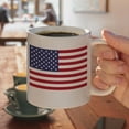 thumbnail image 4 of United States of America American USA Flag White Mug, 4 of 4