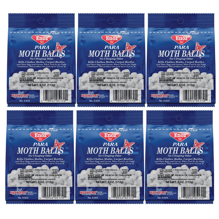 Boss Class No Clinging Odor Moth Killer, Storage Home Cabinet, 4 oz, 6 Count
