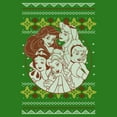 thumbnail image 2 of Men's Disney Ugly Christmas Princess Circle Sweatshirt, 2 of 4