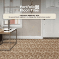 thumbnail image 4 of Achim Portfolio 12"x12" 2.0mm Peel & Stick Vinyl Floor Tiles 9 Tiles/9 Sq. Ft. Cobble Mosaic, 4 of 7