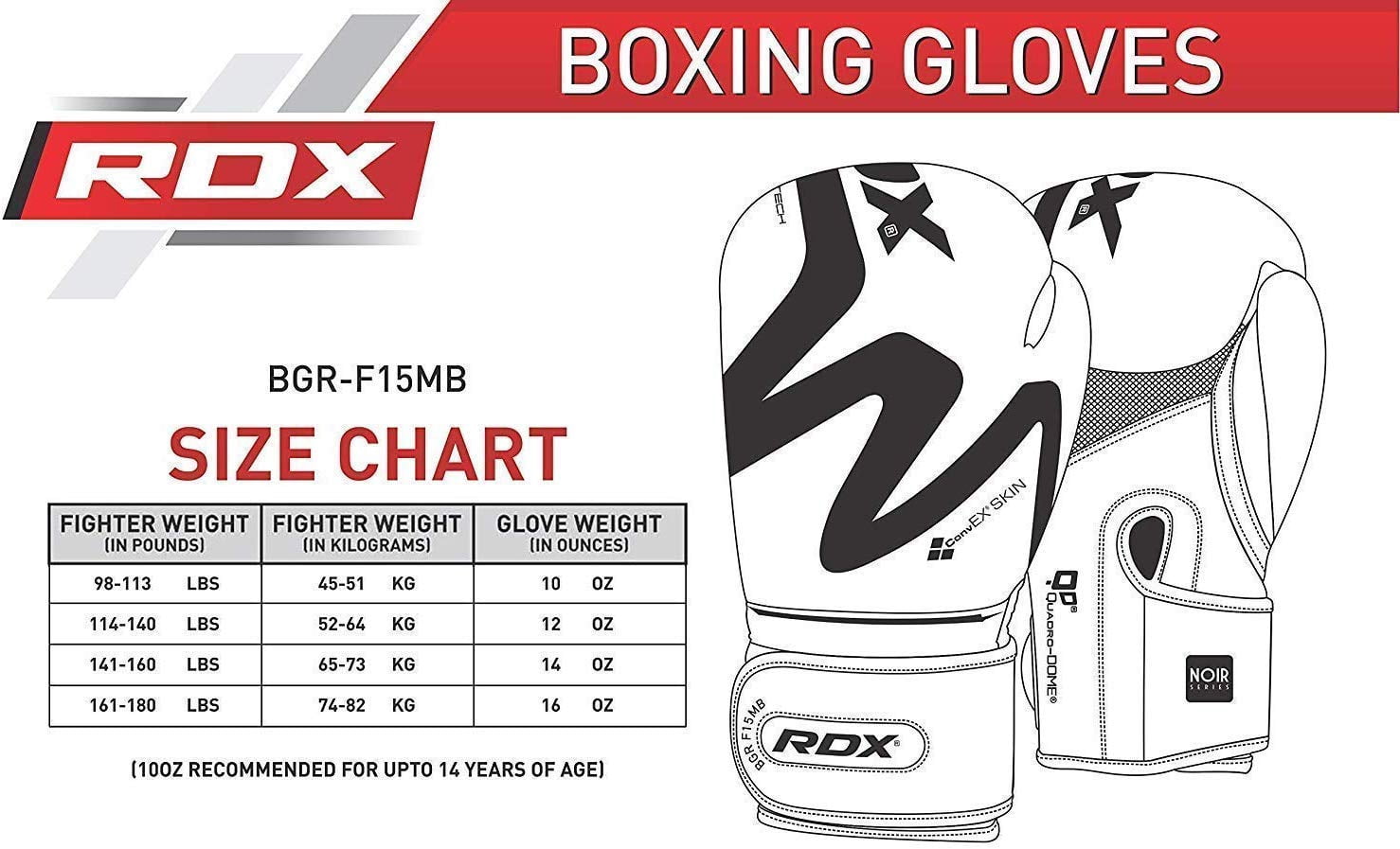 RDX Boxing Pads and Gloves Set, Convex Skin Leather Hook and Jab Target Focus Mitts Black 16oz