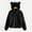 K-Black, variant on 2025 Women Long Sleeve Fleece Oversized Sweatshirt Solid Sweatshirt Warm Bear Casual Hoodie for Shape Fuzzy Hoodie