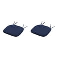 thumbnail image 1 of Advancent Cojín de asiento con correas para silla de interior, alfombrilla elástica para taburete, cómoda para niños, sala de estar, oficina, Azul 41*41cm 2Conjunto, 1 of 6