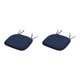 thumbnail image 2 of Cojín de asiento Injueey antideslizante para silla de comedor Azul 41*41cm 2Conjunto, 2 of 6