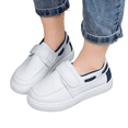 thumbnail image 2 of Domzle Kid's Casual Boat Shoe Loafers - School Shoes for Boys Girls (Toddler/Little Kid/Big Kid) White, 2 of 5