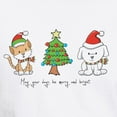 thumbnail image 3 of CafePress - Cat And Dog Christmas White T Shirt - Men's Classic T-Shirts, 3 of 4