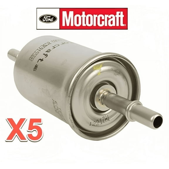 5 In-Line Fuel GAS Filters MOTORCRAFT OEM# FG1083 for FORD Mercury Lincoln Mpn #FG-1083