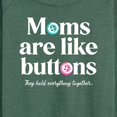 thumbnail image 3 of Instant Message - Mom's are Like Buttons - Women's Lightweight French Terry Long Sleeve Shirt, 3 of 6