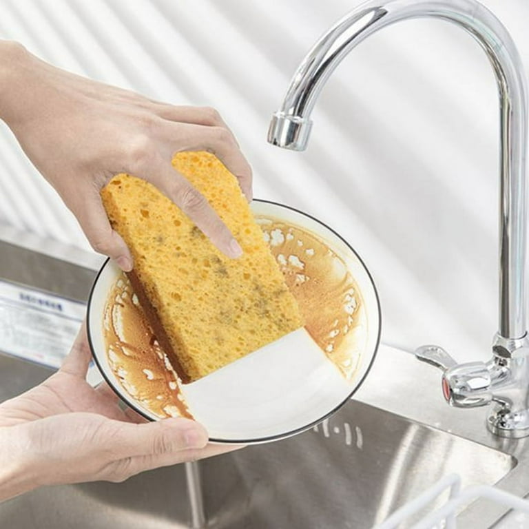 Natural Cellulose Sponge Kitchen Washing Pad Wet Dish Clean Sponge - China  Cleaning Sponge and Sponge price