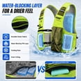 thumbnail image 5 of Cooling Hydration Vest with 2L BPA-Free Water Bladder, Running Vest with 3 Removable Cooling Packs, Lightweight Outdoor Hydration Pack for Hot Weather, Hiking, Cycling, Training, 5 of 11