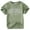 L23 Green, variant on Likimi Child Kids Boys T Shirts Letter Print Short Sleeve Crew Neck Comfortable Tops Beige Size 1-2 Years