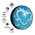 thumbnail image 4 of Goofa Heart Shaped Cloud Pattern Universal Tire Cover for Jeep, SUV, Truck, and Trailer – Waterproof, UV-Resistant,Easy to Install, Fits 14"-17" Tires-14 inch, 4 of 6