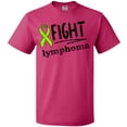 thumbnail image 3 of Inktastic Fight Lymphoma Lime Ribbon T-Shirt, 3 of 5