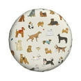 thumbnail image 2 of Gaeub Dogs Funny Pets 14-17in Tire Cover, Spare Tire Cover, for Camper Caravan, Trailer, Car, Truck, SUV, Jeep - 15 inch, 2 of 9