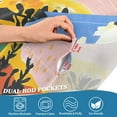 thumbnail image 4 of Yayeee Kitchen Valance Rod Pocket 54" x 18" Living Room Window Curtain, Colorful Landscape, 4 of 6