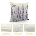 thumbnail image 4 of Chilfamy  Pillow Covers Lavender Floral Home Sweet Home Spring Summer Pillows Decorative Throw Pillows Cushion Case Floral Decorations Farmhouse Decor for Couch Sofa, 4 of 5