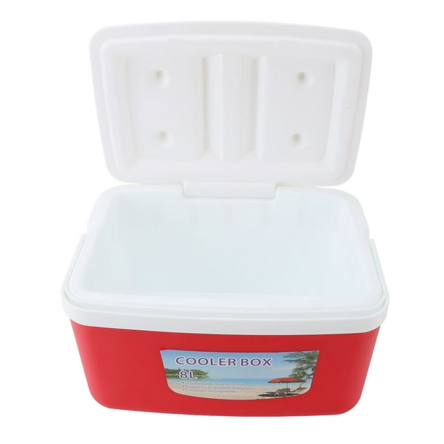 Enfriador Portátil Aislado De 8L, Caja De Refrigerador De Hielo Portátil Cofryer Con Material Aislante Premium Para Acampar Picnic Beach Viajes