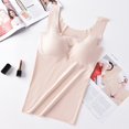 thumbnail image 1 of Camiseta interior deportiva antigolpes para mujer, ropa interior con anillo sin acero, sin marcas, para dormir, Yoga, reunión, 1 of 5