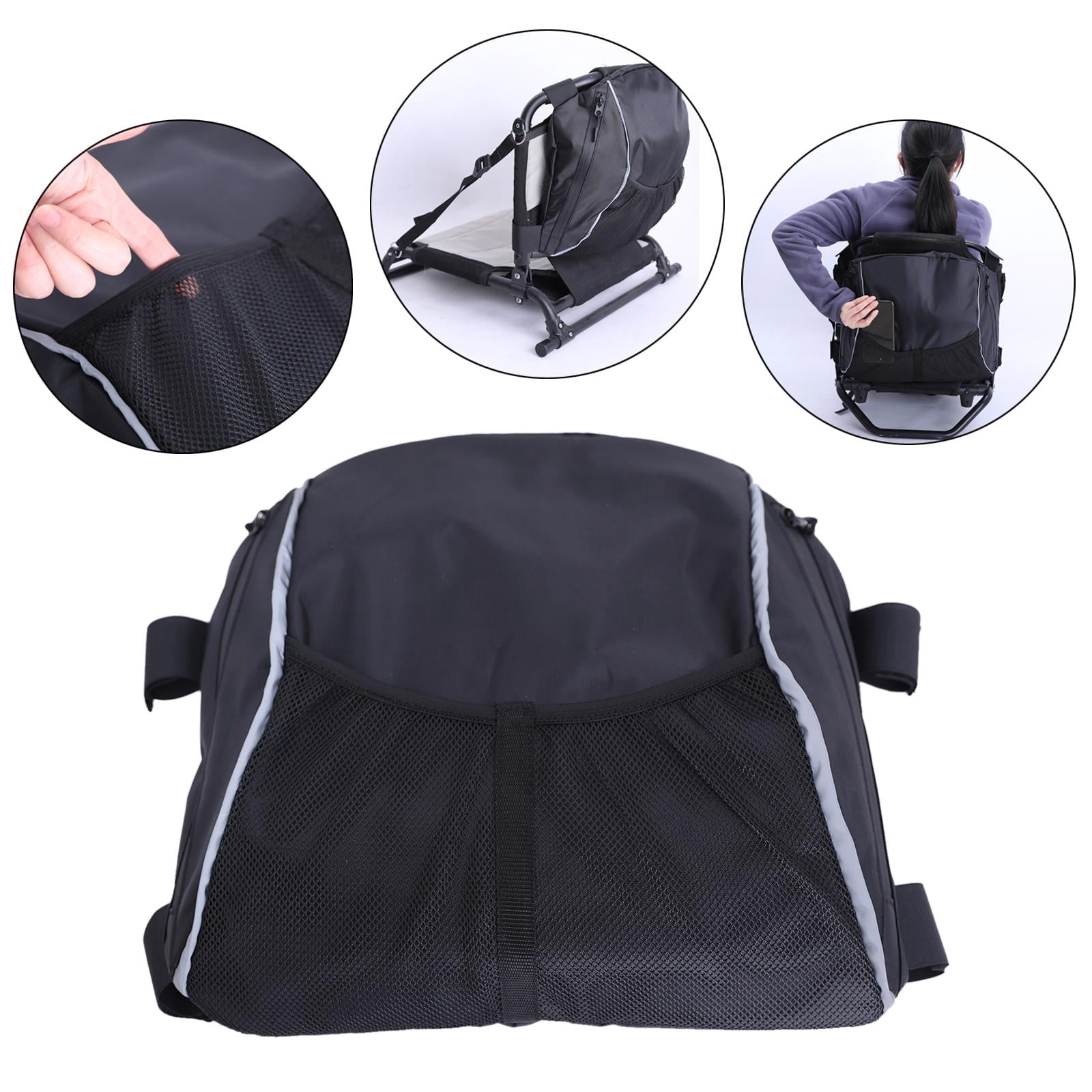 Axioma Kayak Canoe Bag Seat Back Organizer Black