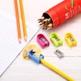 thumbnail image 5 of Uxcell Metal Pencil Sharpeners, Aluminum Single Hole Manual Pencil Sharpener, Silver, 6 Pack, 5 of 5