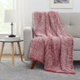 thumbnail image 2 of Mainstays Sherpa Throw Blanket, 50"x60", Red, 2 of 5