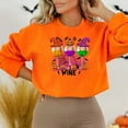 thumbnail image 5 of Witch Way To The Wine, Funny Halloween Sweatshirt, Halloween Crew Neck, 5 of 10