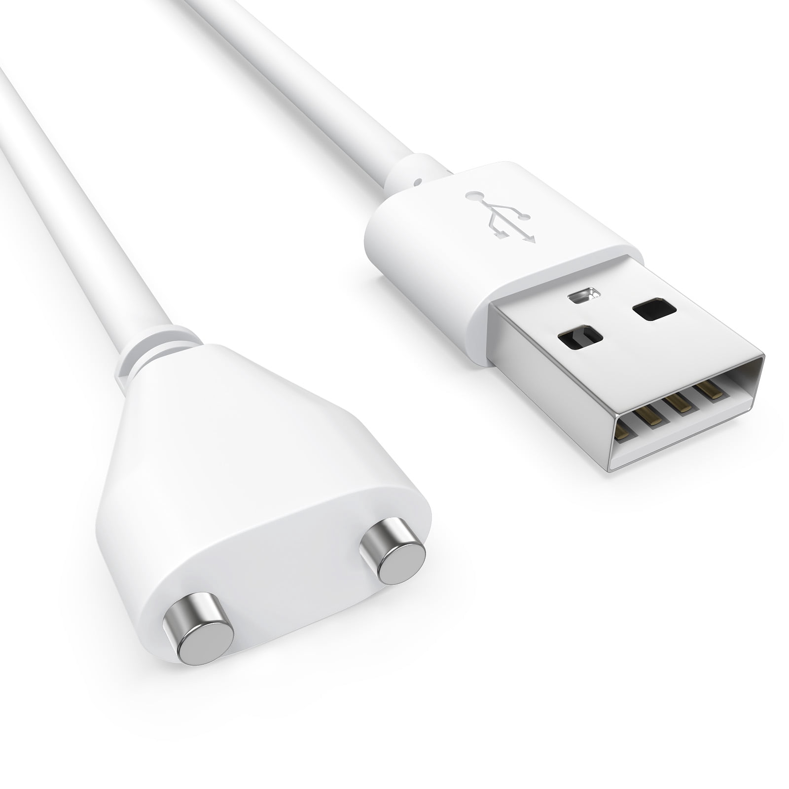 KOMI, Charger for Garmin Vivoactive 5, 4, 4S, 2 Pack, White 