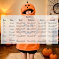 thumbnail image 3 of Womens Halloween Sweatshirts Pumpkin Mask Zip Hooded Oversized Cute Pullover Sweatshirt with Front Pocket Orange 02 XXL, 3 of 6