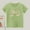 Green, variant on Swuxness Girls Fashion Print Crew Neck Short Sleeve T-Shirts Tops Casual Lightweight Fashion Tee Pink